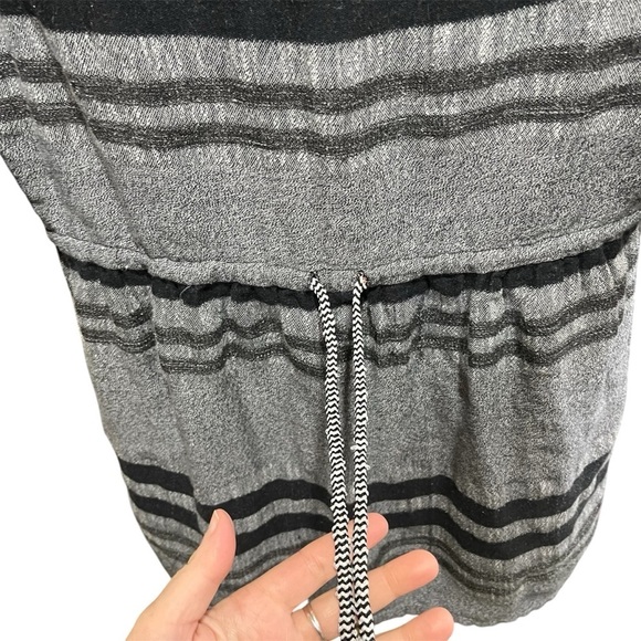 ACE & JIG ~ Grey and Black Heritage Striped Lake Dress Small - Picture 2 of 8